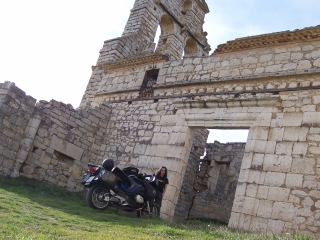 Viaje en moto a Mota del Marques